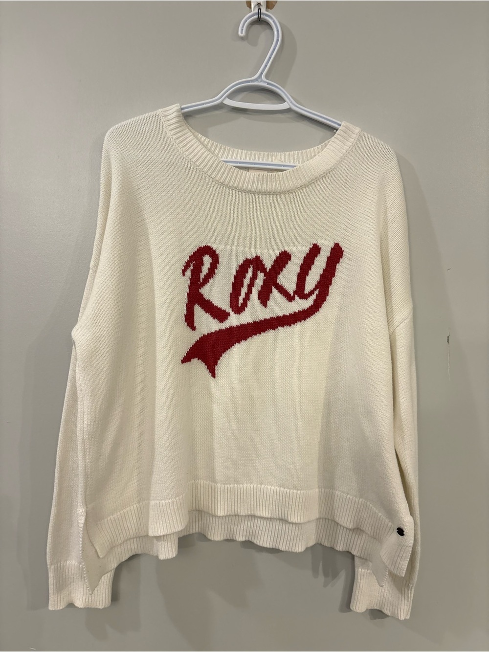 Roxy knit pullover sweater large